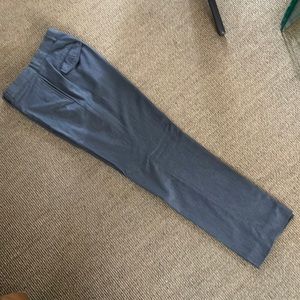 Grey pair of pants flat front